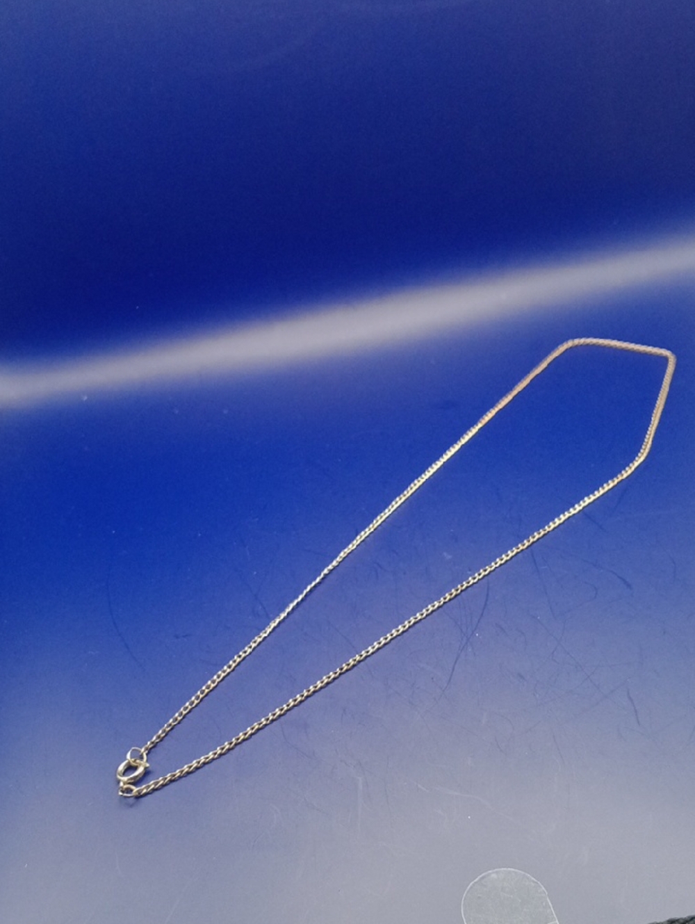 Classic Silver Curb Chain Necklace